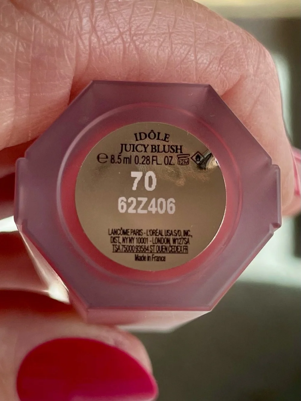 Lancôme Idole Jucy Blush  color 70 Red Here Red Now Cream Liquid Blush NWOT
